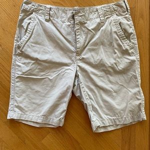 Express Mens Khaki Shorts